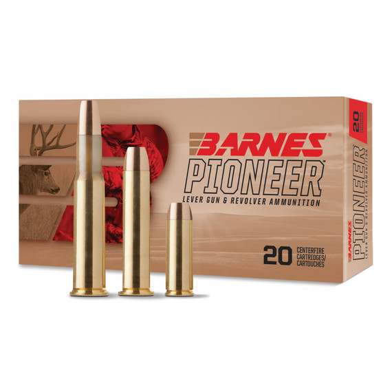 Barnes Pioneer, 45-70 Government, 300 Gr, Triple Shock X Bullet, 20 Rds Box - 716876457069 