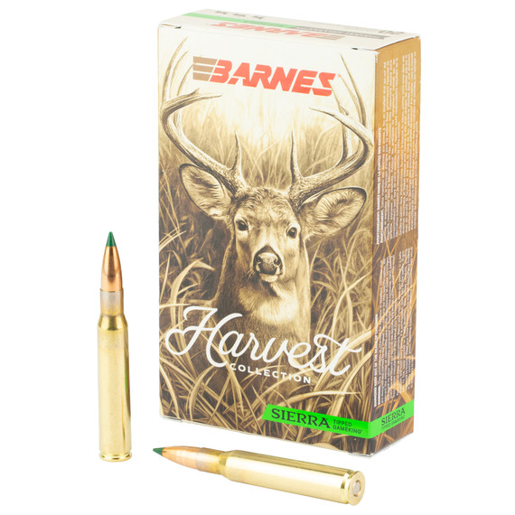 Barnes Harvest 30-06 Springfield, 180 Gr, 20 Rds, Tipped GameKing - 716876500079 
