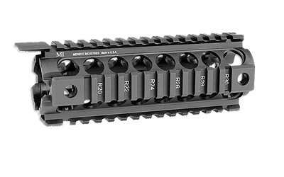Midwest MCTAR-17G2, Gen 2 Drop-In Handguard, Black Hardcoat Anodized - 816537010173 