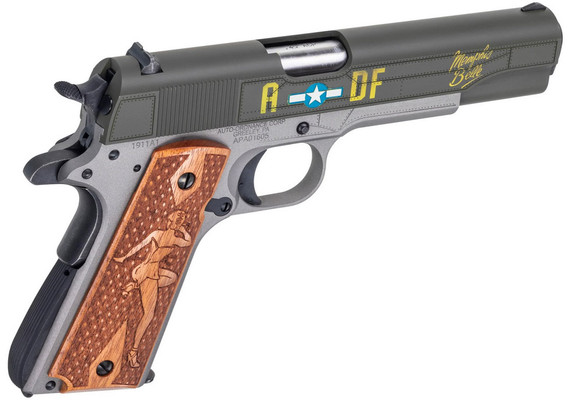 Auto Ordnance 1911A1 Memphis Belle, .45 ACP, 5.00" Barrel, 7 Rds, Custom Finish - 151550026826 