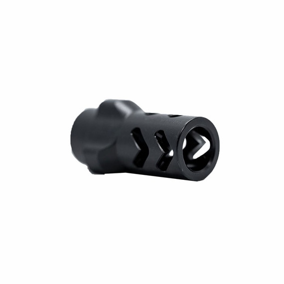 Angstadt Arms AA093LDC28, 3-Lug Muzzle Brake, Hardened Steel, Black Nitride - 853427007387 