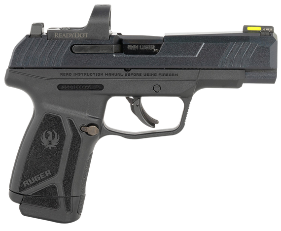 Ruger MAX-9, 9MM, 4.00" Barrel, 12 Rds, Black - 736676035212 