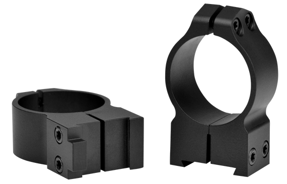 Warne 15BM CZ 550 Maxima, 30mm High, Matte Black, Fixed Scope Rings - 656813101313 