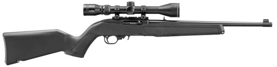 Ruger RUG 10/22, 22 LR, 16.40" Threaded Barrel, 10 Rds, Black - 736676320011 