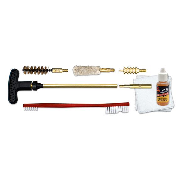 Otis FG-SRS-40, .40cal Pistol Rod Cleaning Kit, Brass Components, FP-10 Lubricant Elite - 014895008058 