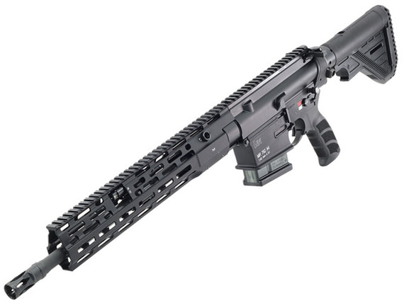 HK MR762 A4, 7.62 x 51MM, 16.50" Threaded Barrel, 10+1 Rds, Black 