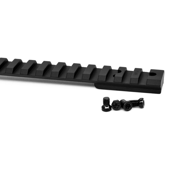 Warne Vapor Rail Bergara/HS Precision LA, 1 Piece Base, Black - 656813113705 