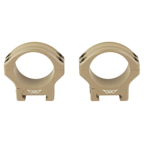 Warne HyperLite Rings, 34mm Low, Dark Earth, Cerakote Finish - 656813114511 