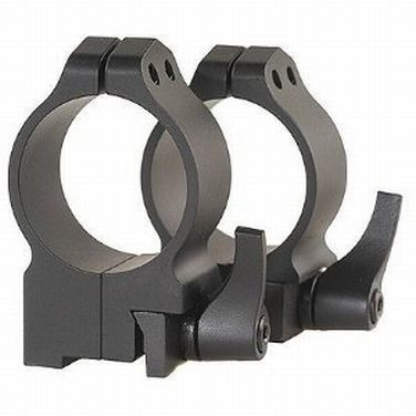 Warne M77-Hawkeye, 30mm Quick Detach Medium Matte Rings - 656813000883 
