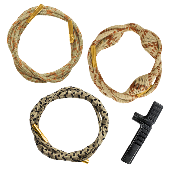 Otis FGRC3G1 Ripcord 3-Gun Trio, 9mm/223 Cal/12 Gauge, Universal Firearm Cleaning Tool, Nomex/Rubber - 014895010938 