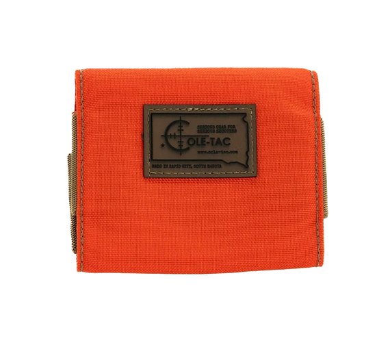 Cole-TAC HW1009 Hunter Ammo Wallet, Burnt Orange Cordura, 10 Rds - 709750009430 