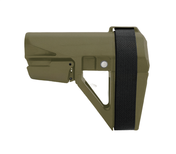 SB Tactical SBA5, Stabilizing Brace, Ranger Green, Polymer, Adjustable 5 Position - 699618782554 