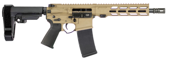 Alex Pro Firearms APF 5.56 Pistol 2.0, 5.56 NATO, 10.50" Barrel, Flat Dark Earth - 732388678570 