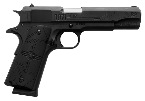 Tisas 1911 B2 Stealth, .45 ACP, 5.00" Barrel, 8 Rds, Black Cerakote - 860014933516 
