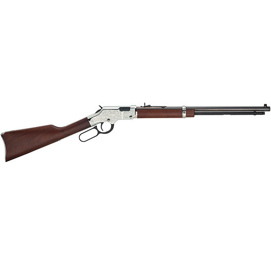 Henry Silver Eagle, .22 LR, 20" Barrel, 16 Rds, Nickel-Plated - 619835016195 