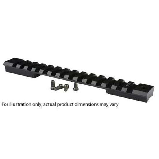 Warne Mountain Tech, Tactical Rail, 20MOA, Black Anodized - 656813106844 