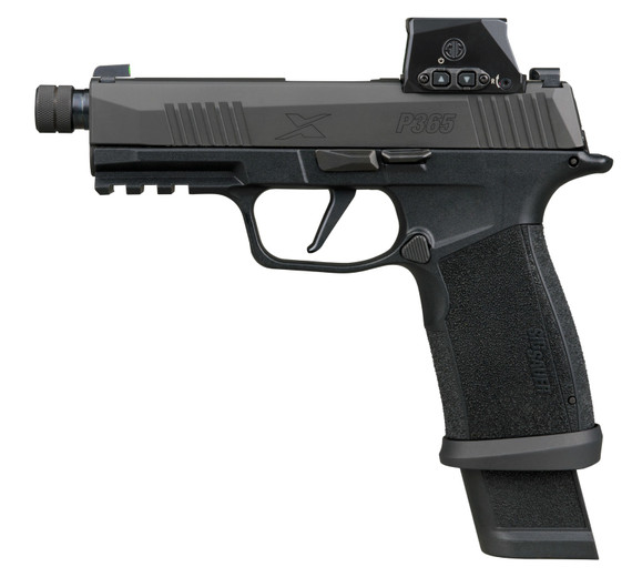 Sig Sauer P365X Macro Tacops w/ Romeo X SL, 9MM, 4.30" Threaded Barrel, 21 Rds, Nitron - 798681731398 