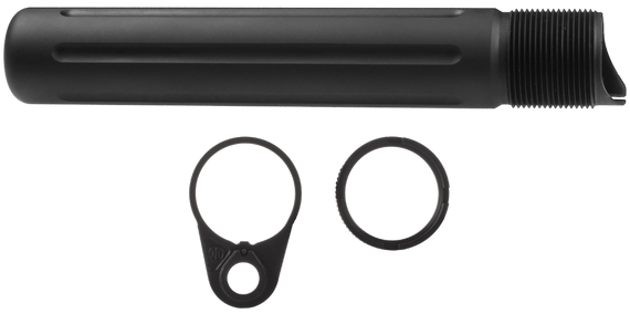 Primary Weapons 4G2BTPB-1F, Receiver, Enhanced Pistol Buffer Tube, Black Anodized - 811154030757 