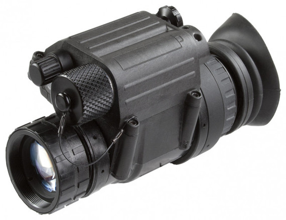 AGM Global Vision PVS-14 NW1, Night Vision Monocular, Gen 2+ Level 1, White Phosphor, Black - 810027778987 