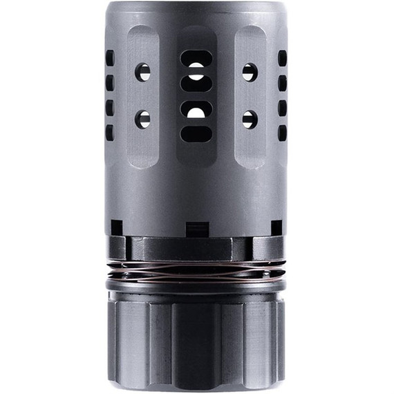 Dead Air Pyro 2.0, Muzzle Brake, Steel, Black Nitride - 810128161688 