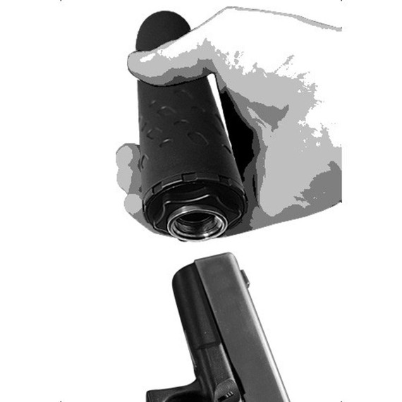 Yankee Hill Machine Co Sidewinder M2, Suppressor, 45 Cal, Black - 841812101659 