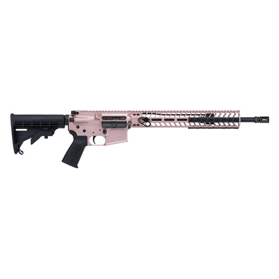 Spike's Tactical 16" Midlength, 5.56 NATO, 16.00" Barrel, Rose Gold Cerakote - 815648028053 