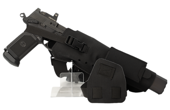 Cole-TAC VWX102 Varmint Wrangler XL, Fits Suppressed Centerfire Pistols Pistol Holder, Black, Left Hand - 709750015936 