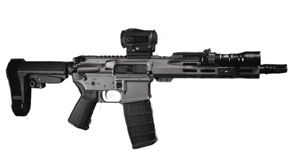 Shark Coast SCC04052GNB-P, 5.56 NATO, 10.50" Threaded Barrel, 30+1 Rds, Gray - 810188104052 