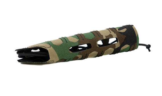 Cole-TAC SD Handguard Wrap, M81 Woodland, 6.5" Long - 709750015400 