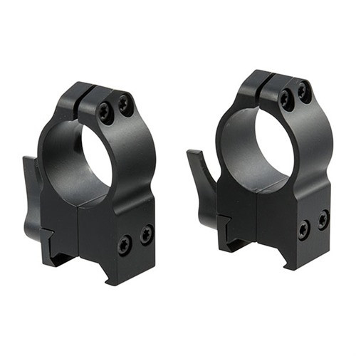 Warne 203LM Vertical Rings, Maxima Matte Black, Extra High, Quick Detach - 656813000746 
