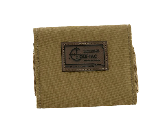 Cole-TAC Hunter Ammo Wallet, Coyote Brown, Cordura, 10 Rds - 709750009409 