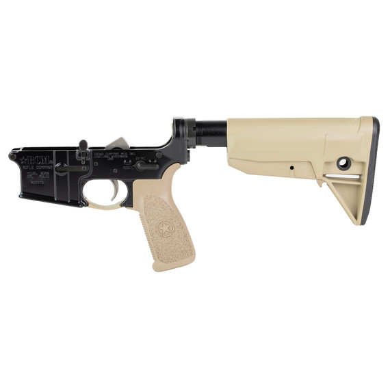 Bravo Company BCM CMPLT LWR W/STK MOD 0, Multi-Caliber, Flat Dark Earth, Anodized Finish - 812526024244 