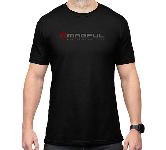 Magpul Unfair Advantage T-Shirt, Black, Cotton/Polyester, Short Sleeve, Small - 840815149811 