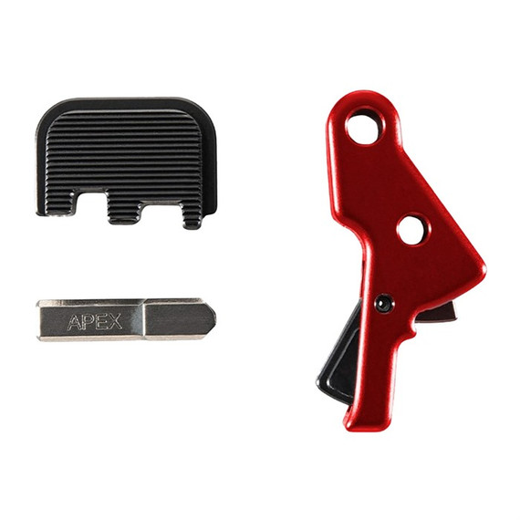 Apex Tactical CZ P10 Action Enhancement Kit, Red, Anodized - 854751007340 