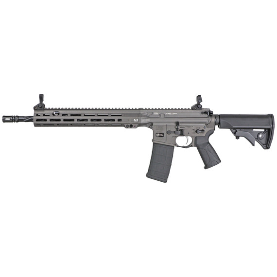 LWRC ICMKII, 5.56 NATO, 16.10" Threaded Barrel, 30 Rds, Tungsten Gray - 850058027869 