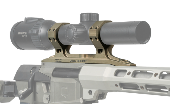 Q LLC AUS Direct Optic Mount, 30mm, Anodized Clear, Lightweight - 850053448317 