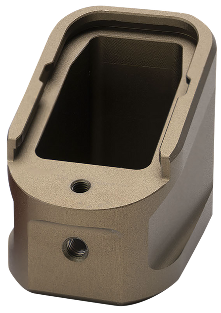 Strike Industries EMPALG17FDE, Extended Mag Plate, Flat Dark Earth, Fits Glock G17/G22, 6061 T-6 Aluminum - 793811765717 