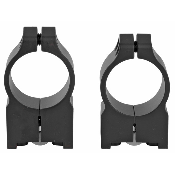 Warne 1R7M Ruger M77 Scope Rings, Medium, Matte Black - 656813012190 