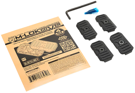 Strike Industries AR-CM-COVER-S-BK, Cable Management Cover, Black Polymer - 793811765328 