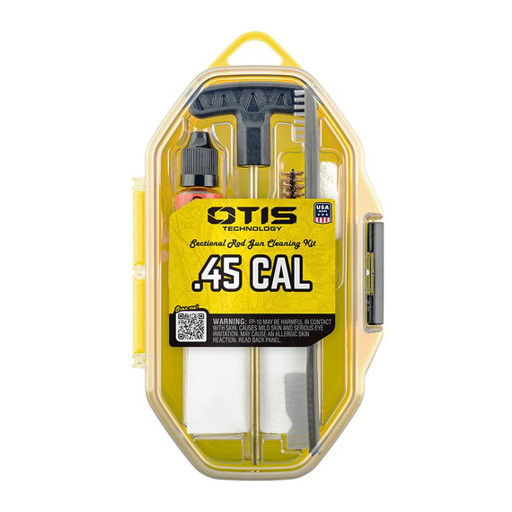 Otis FG-SRS-45 Handgun Cleaning Kit, Brass Rod, .45 Cal, Precision Machined, USA - 014895008065 