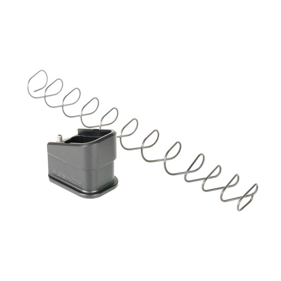 Agency Arms +5 Magazine Extension, Magazine, 17 Rds, Black Anodized - AGEBP-G17-BLK 