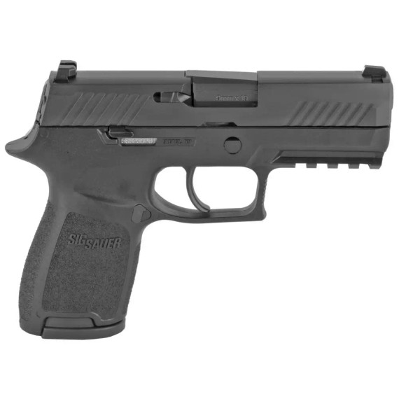 SIG Sauer P320 Compact, 9MM, 3.90" Barrel, 10 Rds, Black Nitron - 798681505982 