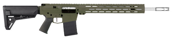 Alex Pro Firearms DMR 2.0, .243 WIN, 18.00" Barrel, Olive Drab Green - 732388055678 