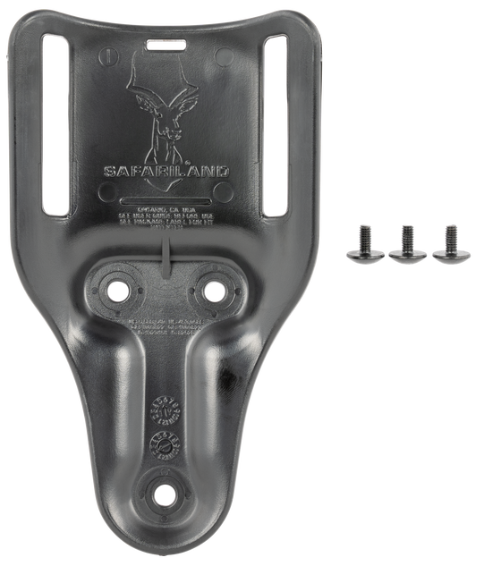 Safariland 6070UBL22 Mid-Ride Universal Belt Loop, Black, 2" Belt Mount - 781602048064 