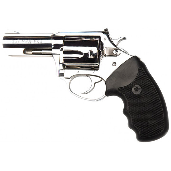 Charter Arms, Mag Pug, .357 MAGNUM, 3.00" Barrel, 5 Rds, Polished Stainless - 678958735390 
