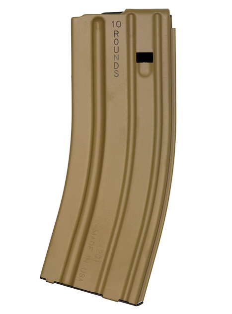 C Products Defense DURAMAG, Magazine, 10 Rds, Flat Dark Earth Aluminum - 766897410628 