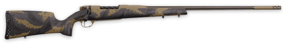 Weatherby, Mark V APEX, 26.00" Barrel, 3 Rds, Coyote Tan Cerakote and Graphite Black - 747115454112 