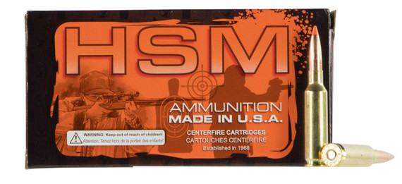 HSM, .300 WIN MAG, 165 Gr, POLYMER TIPPED, 20 Rds - 810742028831 