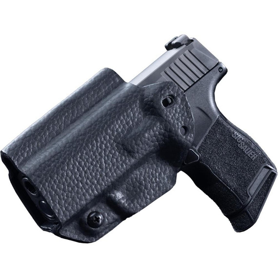 Mission First Tactical H3-SIG-1-BLK2, Kydex and Leather Hybrid, Black Ambi - 810099433715 