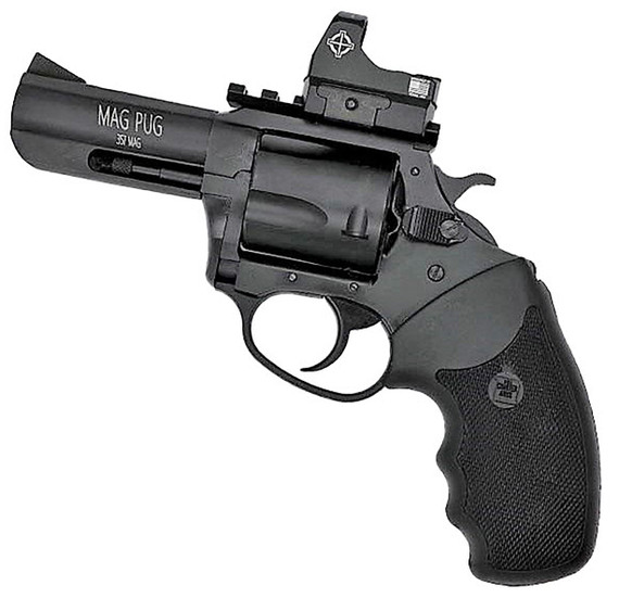 Charter Arms, Mag Pug, .357 MAGNUM, 3.00" Barrel, 5 Rds, Black - 678958135350 